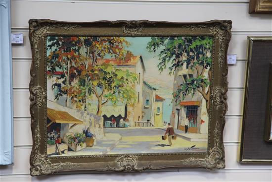 § Cecil Rochfort DOyly John (1906-1993) Cannes 16.5 x 22.5in.